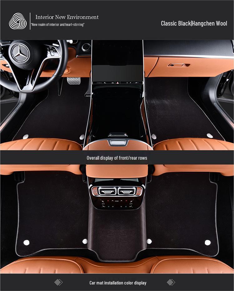 Luxury Pure Wool Floor Mats for 2023 BMW 7 Series G70/i7 (735li/740li/730li)