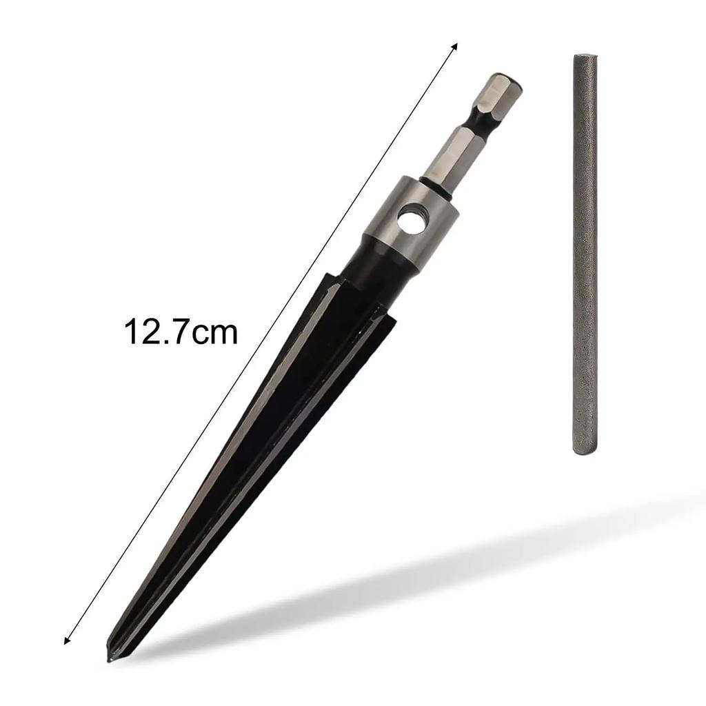 Handheld Tapered Hex Reamer Electric Drills Hexagonal T Handle Taper Reamers Metal Woodwork Hole-processing Reamer Tool Supplies