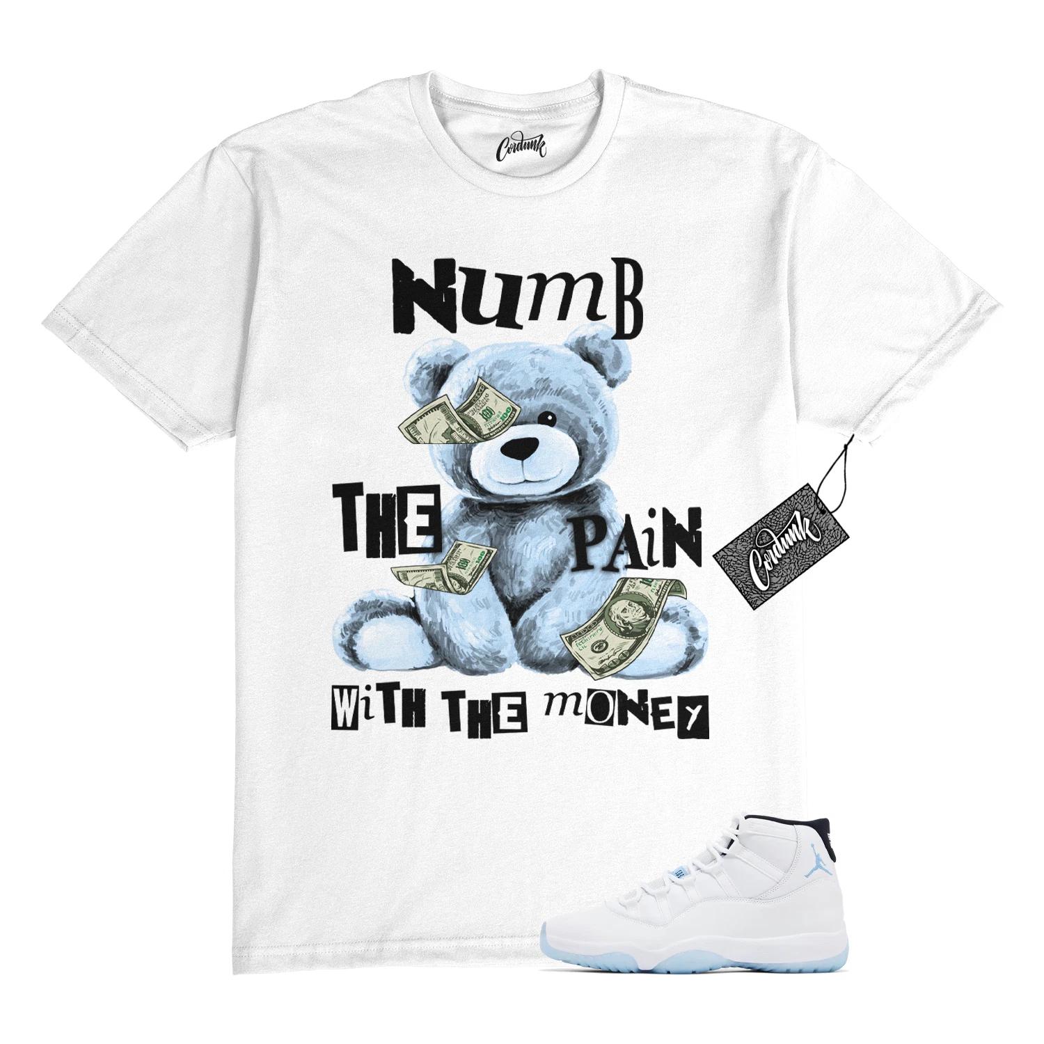 11 Legend Blue 2024 Black White T Shirt to Match NUMB 3XL