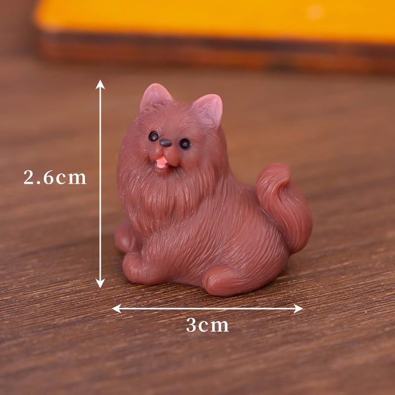 Micro Landscape Resin Decoration Crafts Creative Cute Puppy Doll Blind Box Desktop Car Decoration Accessories