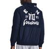Under Armour Project Rock Casual Printed Hooded Jacket Men Jacket Navy-Blue 1370457-408