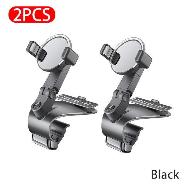 Universal 360 Rotating Cell Phone GPS Car Dashboard Mount Phone Holder Stand Hud Clip-On Cradle Phone Bracket Car Holder