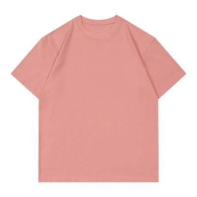 230g Pure Cotton Women's Short Sleeved T-shirt, Women's Summer Loose Base Couple T-shirts