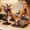 Mug Holder Cup Rack With 6-Hook Coffee Mug Tree For Counter For Wedding Living Room Cafe Restaurant Hotel Party