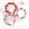 Rose Flower Wreath Headdress for Travel, Vacation, Bride & Bridesmaid
