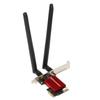 PCIE Network Card 2.4G 5G Dual Band Bluetooth 4.2 1200Mbps WiFi Network Card Module for Windows 7 8 10 11