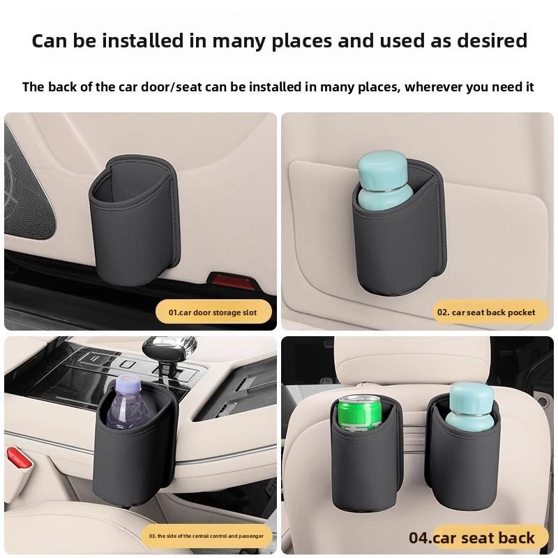 Car Seat Back Door Water Cup Holder Car Cup Holder Car Fixed Seat Storage Bag Car Beverage Storage Rack Supplies