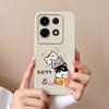 For Infinix Note 30 Pro Vip 30i Phone Case Cartoon Liquid Silicone Full Coverage Anti Drop Bumper For Infinix Note30 30Pro Funda