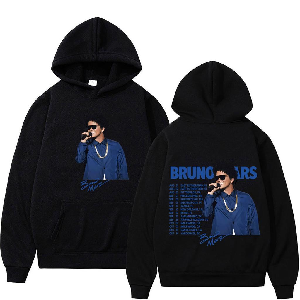 Bruno Mars The Romantic Tour 2026 Print Hoodie Man Woman Fashion Sweatshirts Long Sleeves Loose Casual Hip-hop Punk Pullover