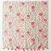 Bufanda Floral de Viscosa Suave con Borlas para Mujer - Chal Ligero con Estampado de Plantas Rosa y Verde, Cálido y Transpirable para Uso en Exteriores, Chal Transpirable