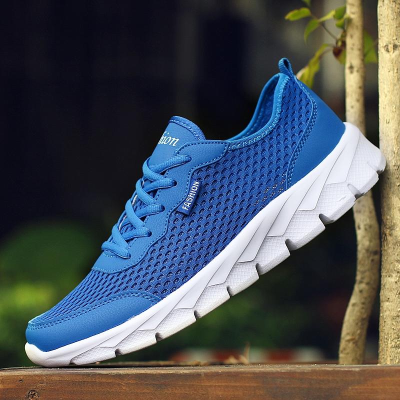Summer Large Size Mesh Sneakers Casual and Light Running Mesh Shoes Thin Breathable