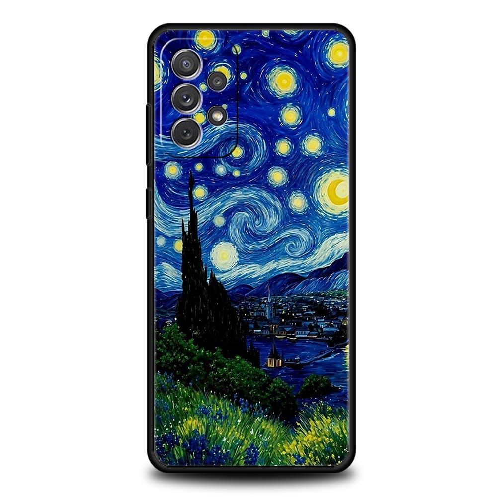 Claude Monet Garden Paint Art Case for Samsung A17 A13 A15 A25 A35 A51 A55 A71 A21S A11 A31 A41 A23 A53 A73 5G A03S A05s Cover