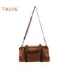 Portable Bartender Bag Travel Canvas Bar Kit Bag Large Capacity Multiple Compartments Bar Tools Carrying Bag