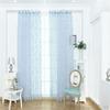 Grommet Floral Textured Bay Window