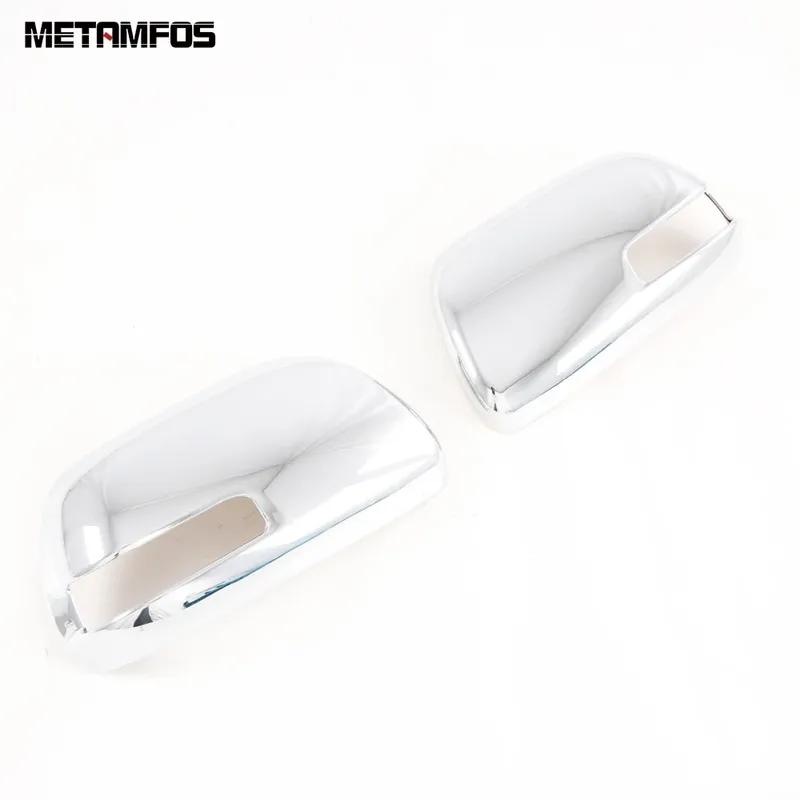 For Toyota Sienna   Chrome Rearview Mirror Cover Trim Side Door Mirror Cap Protector Sticker Accessories Car Styling