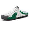 Herren Halbschuhe Mode Outdoor Freizeitschuhe für Herren Walking Flats Weiche Sohle Unterstützung Slipper Mesh Atmungsaktiv Slip-On Loafer