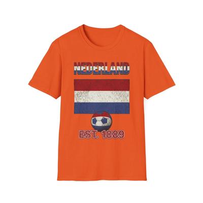 Nederland Netherlands Voetbol Football T-Shirt | Nations Heritage Collection
