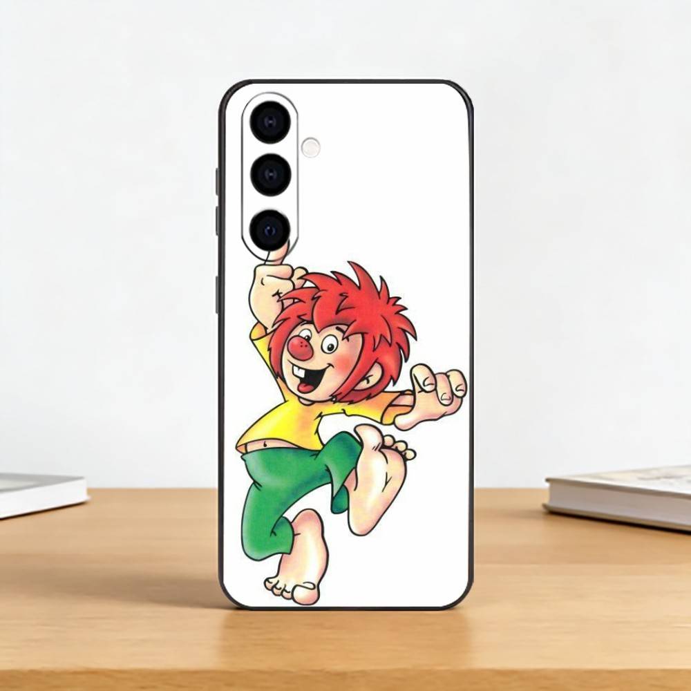M-Meister E-Eder und Sein Pumuckl Phone Case For Samsung Galaxy A73,A72,A71,A70,A53,A52,A51,Soft Silicone Black Cover