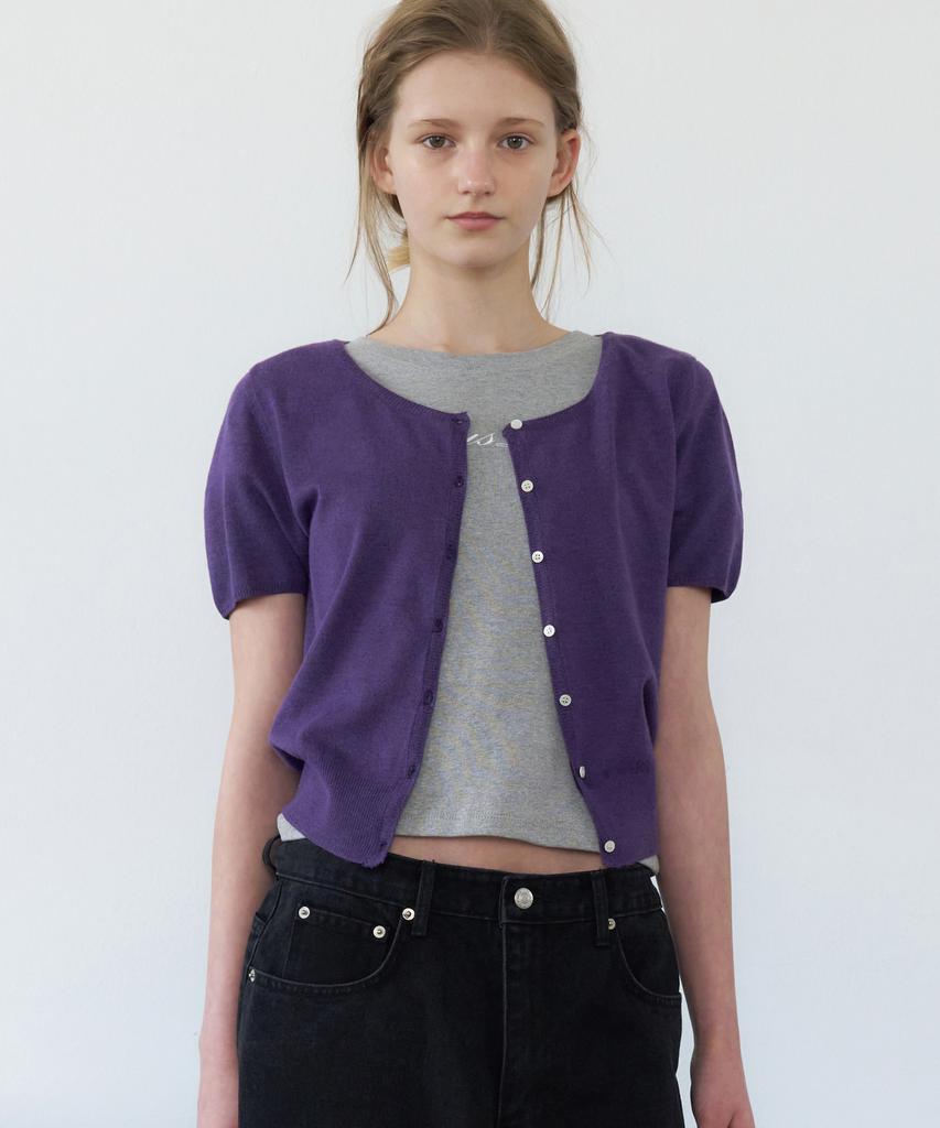 LETTERA Soft Blossom Knit Cardigan