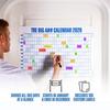 Large Dry Erase Wall Calendar Jan. 2026 - Dec. 2026 Full Year 12-Month Yearly Organizer Giant Extra Large Whiteboard Schedule