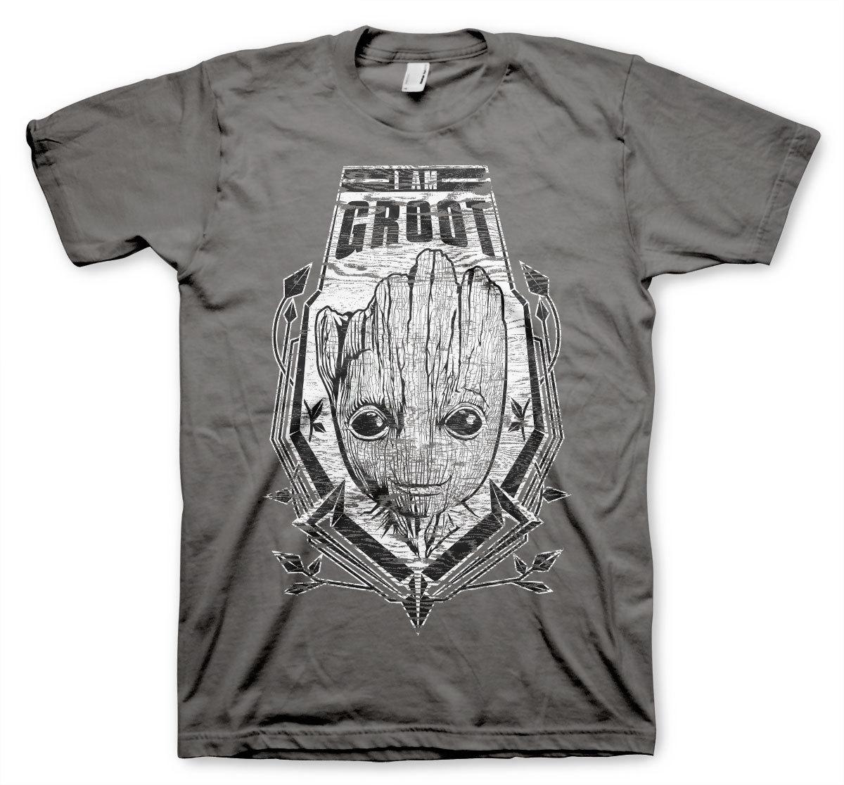 T-Shirt Distressé De Groot Officiellement Licencié Pour Hommes Tailles S-XXL L