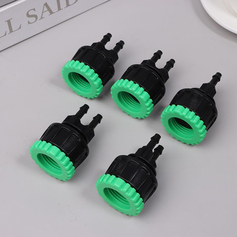 1/5Pcs Faucet Adapter 1/2-3/4 2Ways Splitters Farm Drip Irrigation Hose Connector Garden Watering Irrigation Accessories