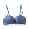 Spitzen-Bandeau-Push-Up-BH mit doppelten Trägern