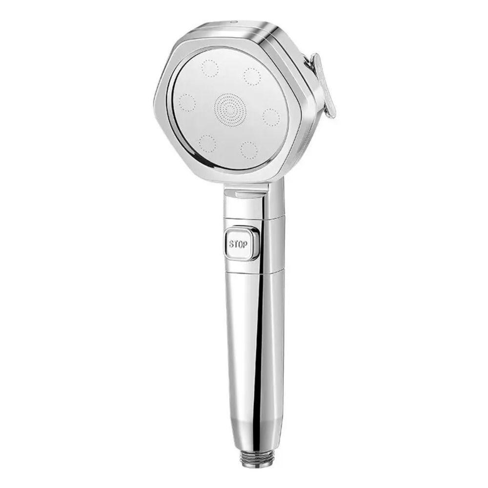 

Четырехрежимная турбонаддувная ручная душевая лейка со шлангом 1,5 м, замена для душа, аксессуары для ванной комнаты Shower Head