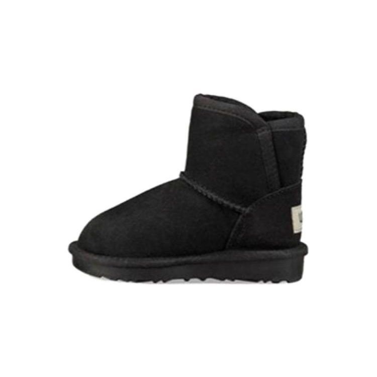 

UGG Детские повседневные удобные ботинки из овчины с низким вырезом Детские ботинки черного цвета 1019036T-BLK