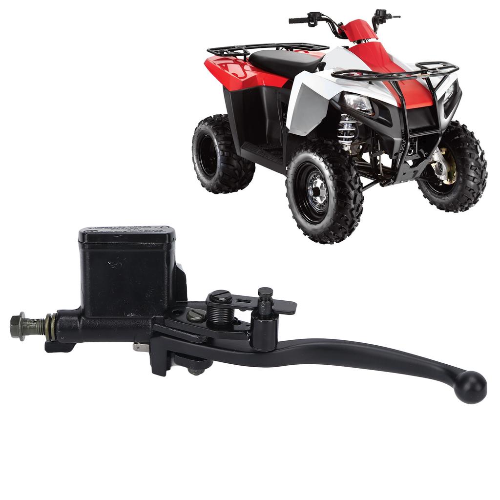 7/8in/22mm Left Brake Lever Master Cylinder Steel Alloy Clutch Lever Replacement for CRF50 CRF70 CRF80 XR50 XR70
