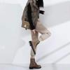 Women's High Waisted Autumn and Winter Thickened Warm Down Cotton Pants