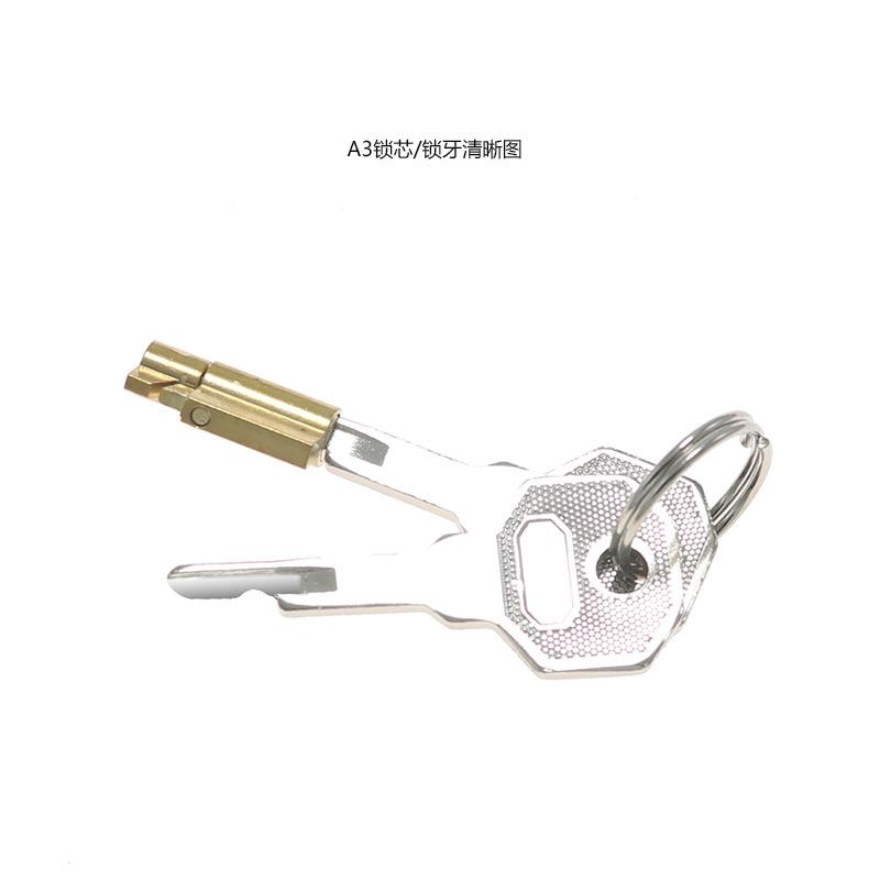 Chastity Lock Penis Bird Cage Chastity Device Accessories Lock Cylinder Lock Brass Lock Cylinder One Piece Adult