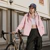 Li Ning Eiscreme UV-Schutz Leichtgewichtige Weiche Lässige Lockere Sportliche Zip-Up Kapuzenjacke UPF50+ Sonnenschutz Damen Oberbekleidung Hellrosa AFDU690-5