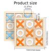 1Pc Xo Tic Tac Toe Children Board Game Parent-Child Interactive Logic Thinking Fun Game Children Puzzle Toys Gaming Gift