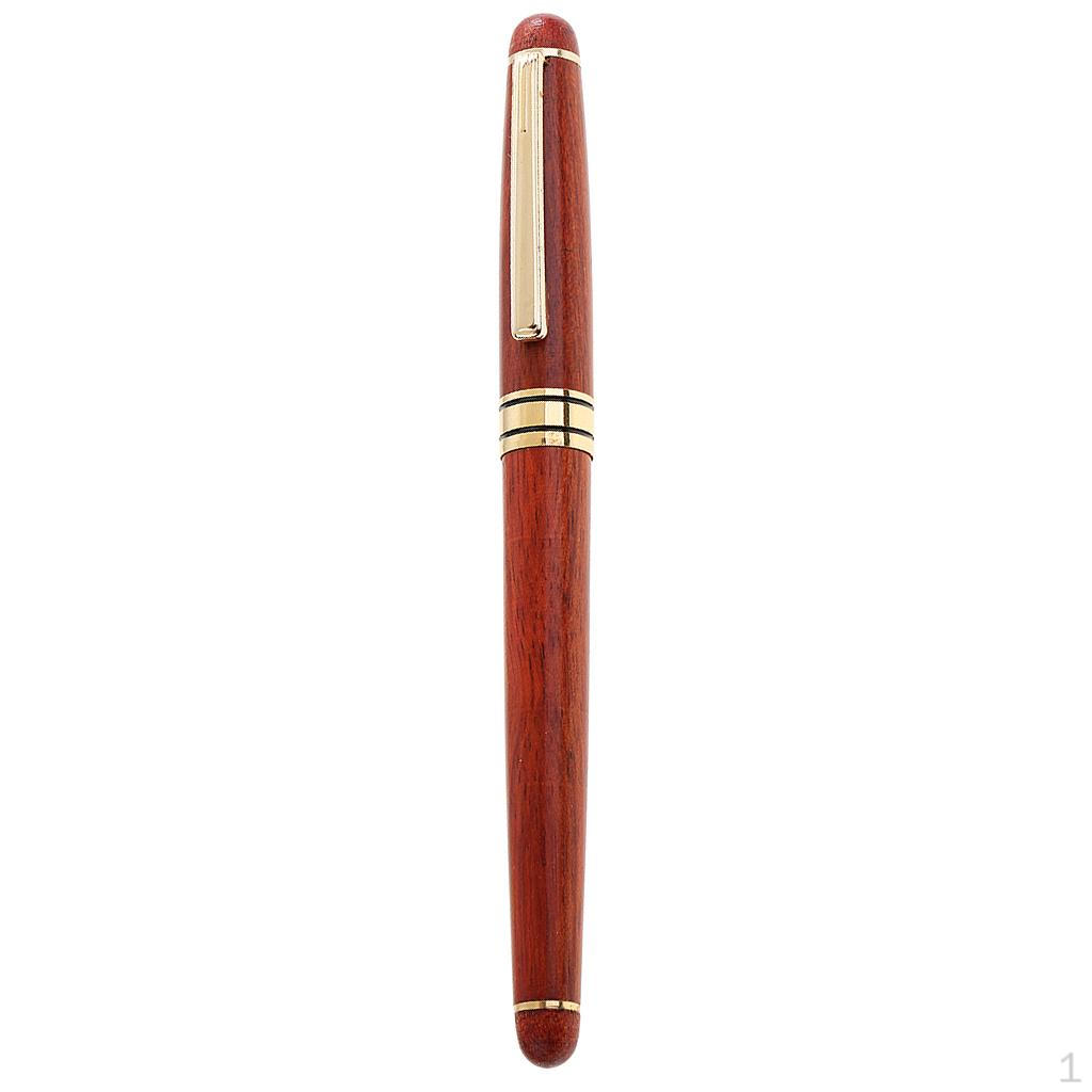 Wood Luxury Fountain Pen Handcrafted Calligrapgy Collectible Rosewood