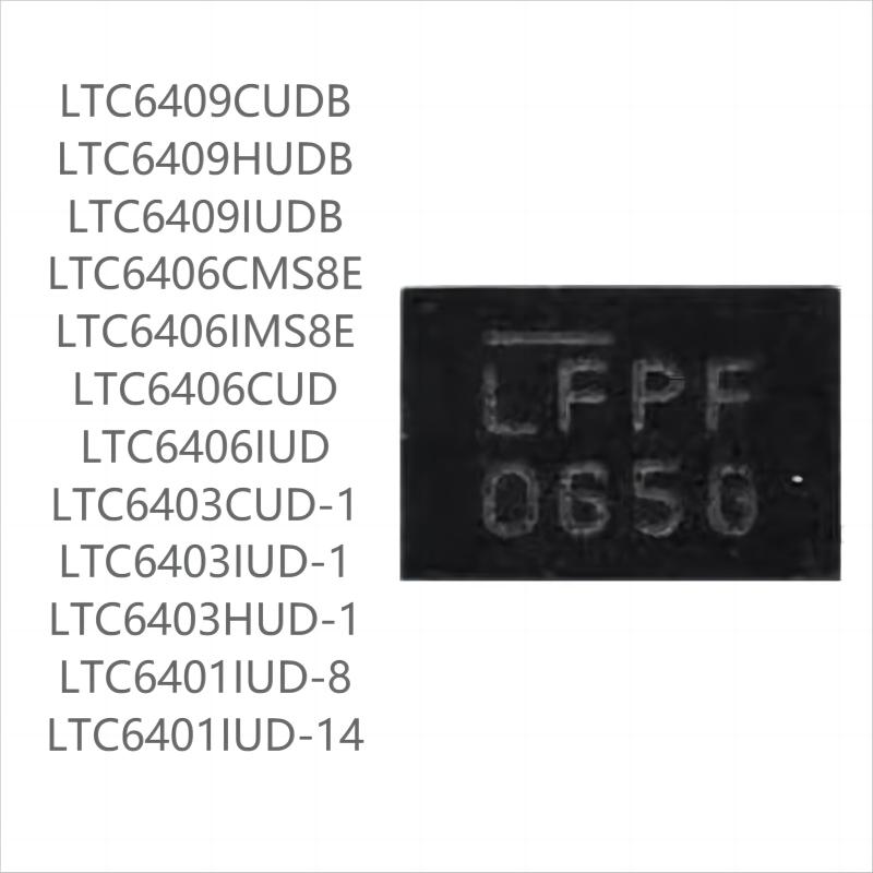 

50 ШТ абсолютно нових LTC6409/LTC6406/LTC6403/LTC6401 серії CUDB IUDB HUDB CMS8E IMS8E CUD-1 IUD-1-14-8 HUD-1 LTC6401IUD-26(20pcs)