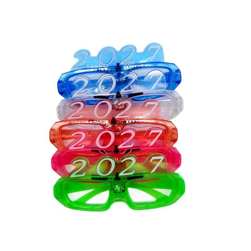 LED Light Up Glasses Multi Color Flashing Modes Bright Glow Effect Durable Frame for Outdoor Night Carnival Events