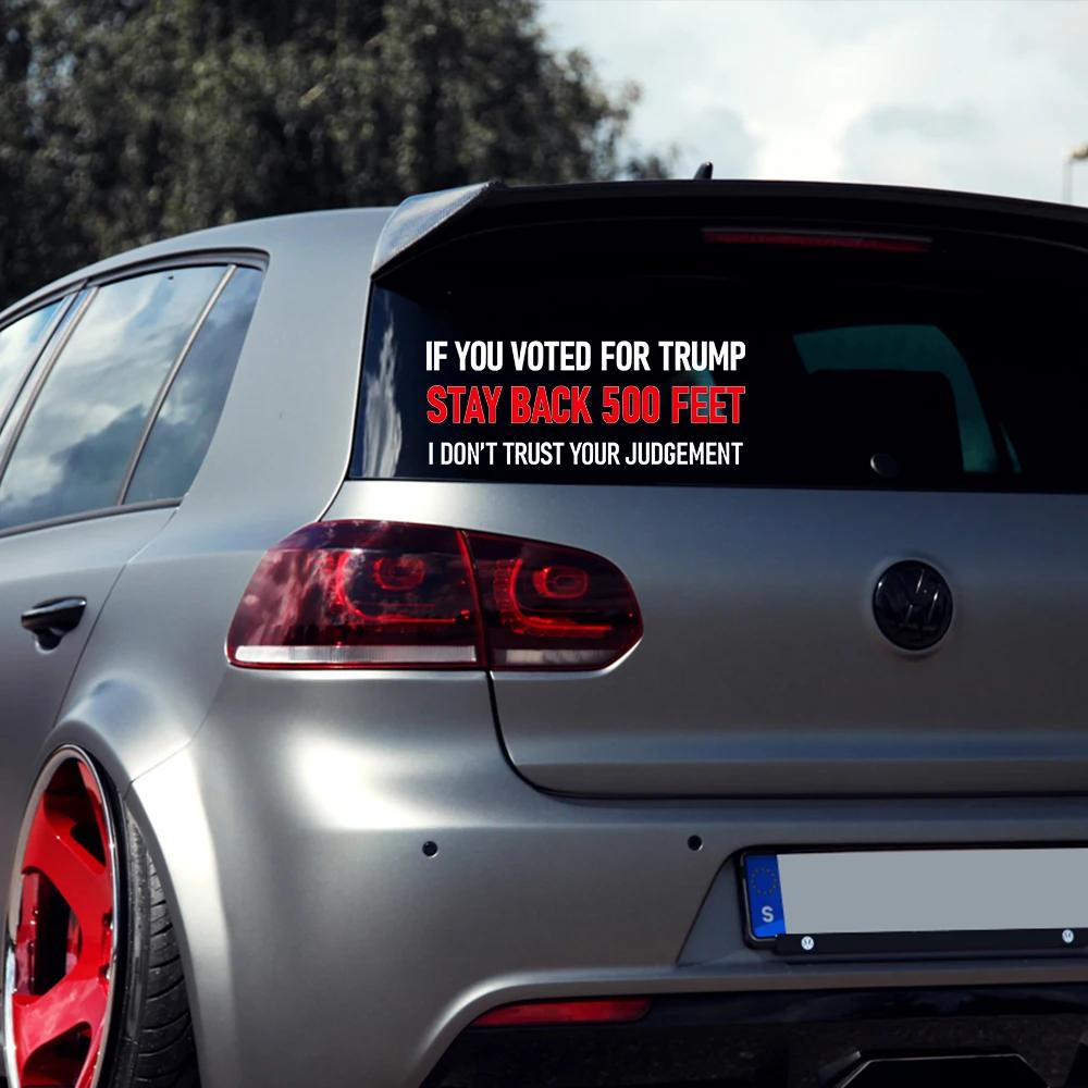 Anti Trump USA US Presidential Election Styling Car Stickers Auto Window Body Laptop Wall Waterproof PVC Decals Auto Accessories