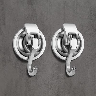 2Pcs Heavy Duty Vacuum Suction Cup Hooks for Easy and Secure Hanging In Bathroom and Kitchen with Strong Hold