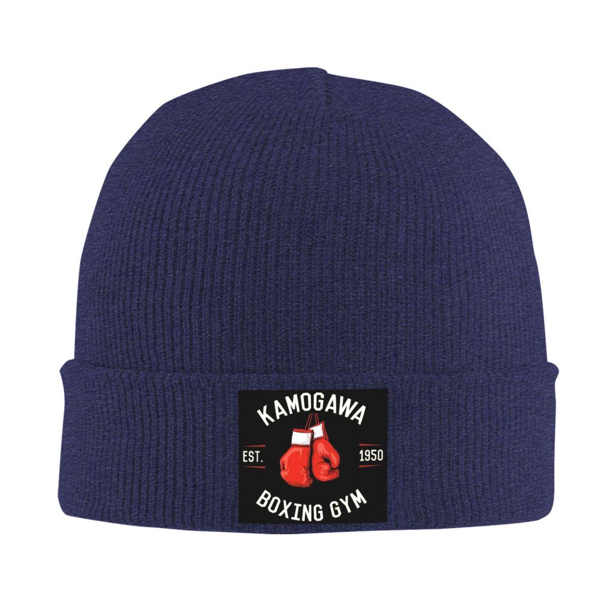 

Hajime No Ippo Anime Kamogawa Boxing Warm Knitted Cap Fashion Bonnet Hat Autumn Winter Outdoor Beanies Hats for Men Women Adult One Size