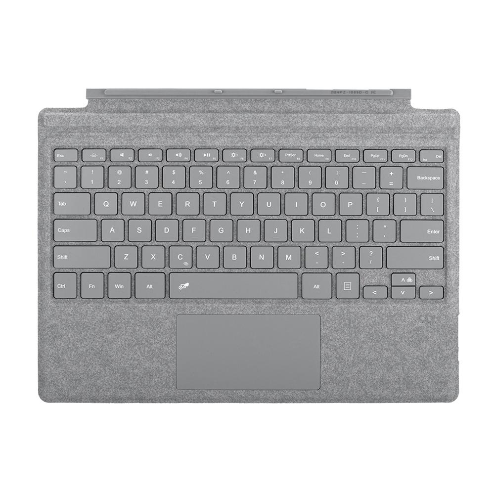 Portable Wireless Keyboard 7 Colors Backlight Bluetooth-Compatible Type Cover Keyboard Magnetic for Surface Pro 3/4/5/6/7/7 Plus