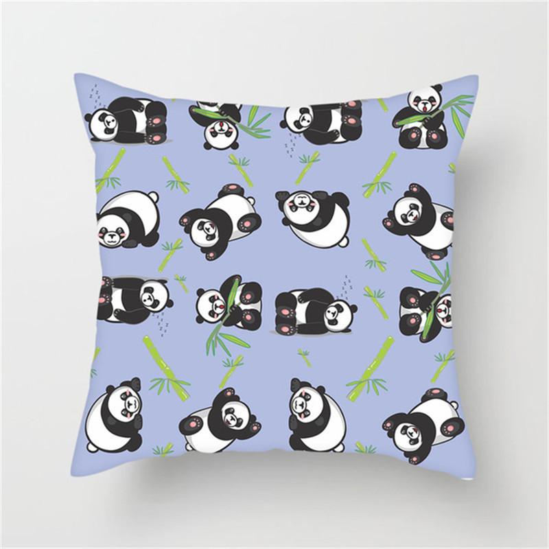 Home Decoration Pillowcase Sofa Bedroom Cute Panda Pillowcase National Treasure Panda Blanket Pillow Pillowcase Aesthetics