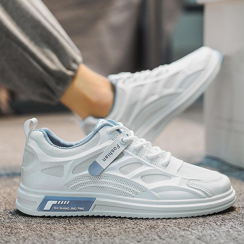 

Men s shoes 2025 fashion low-top little white shoes summer breathable mesh board shoes sports versatile leisure tide breathable and comfortable 44