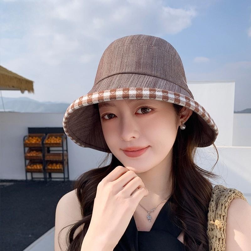 Summer Sun Protection Hat With Large Brim And Butterfly Bow For Outdoor Leisure