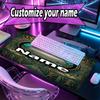 Custom Name Personalized Club Santos Laguna Pattern Mousepad, Laptop PC Desk Mat, Decorative Desk Mat for Home Keyboard Pad Gift