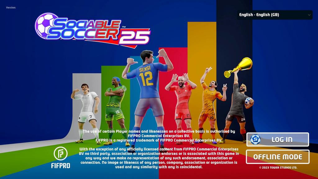 Sociable Soccer 25 North PS5 (Import America) -