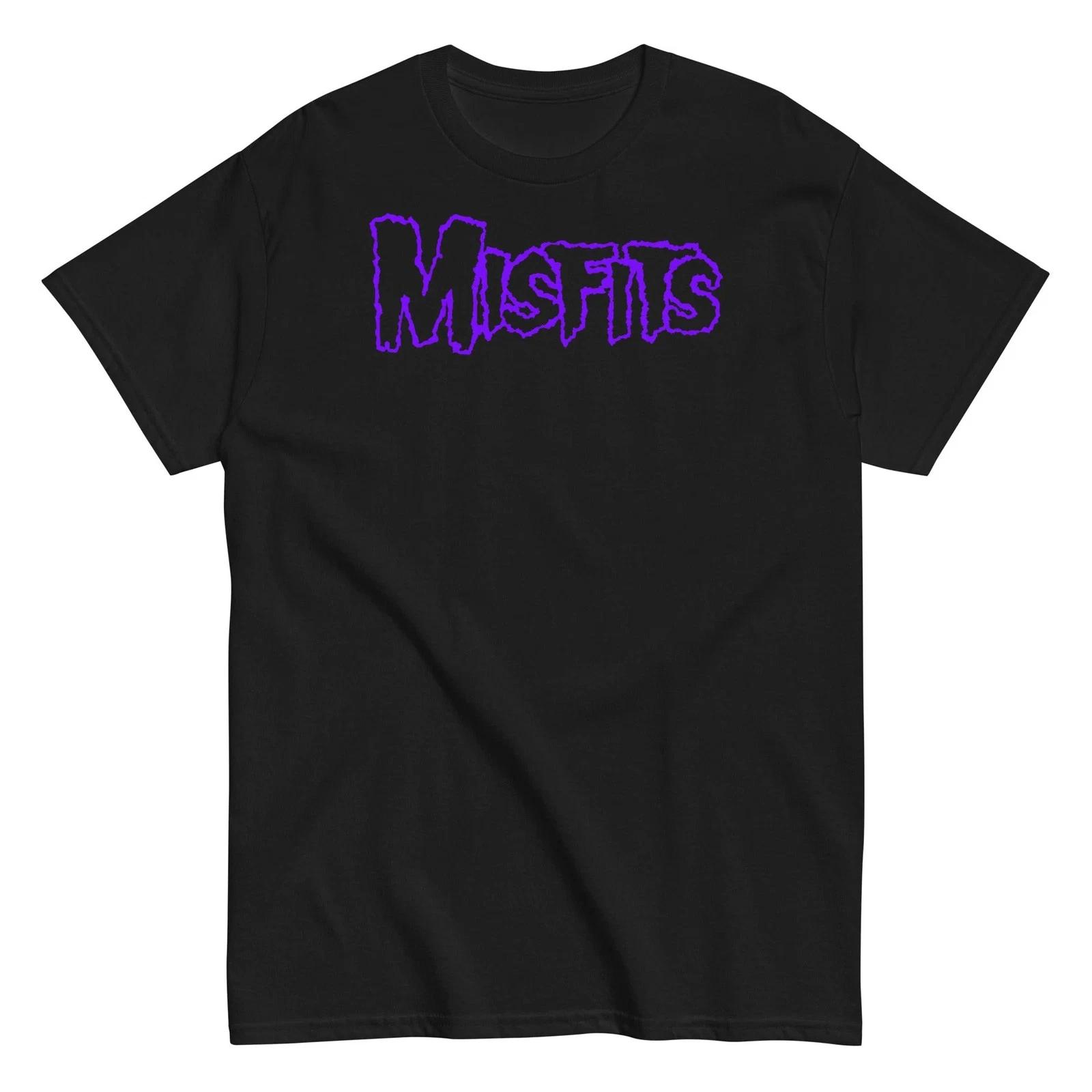 Misfits - Purple Drip Logo T Shirt S