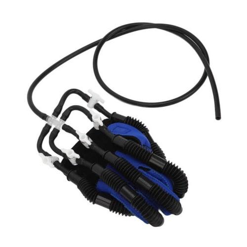 Rehabilitation Robot Gloves, XS/M/L Sizes, Finger Rehabilitation Trainer Replacement Gloves, Resin Fiber Gas Valve Robot Splint Gloves for Stroke, Lef