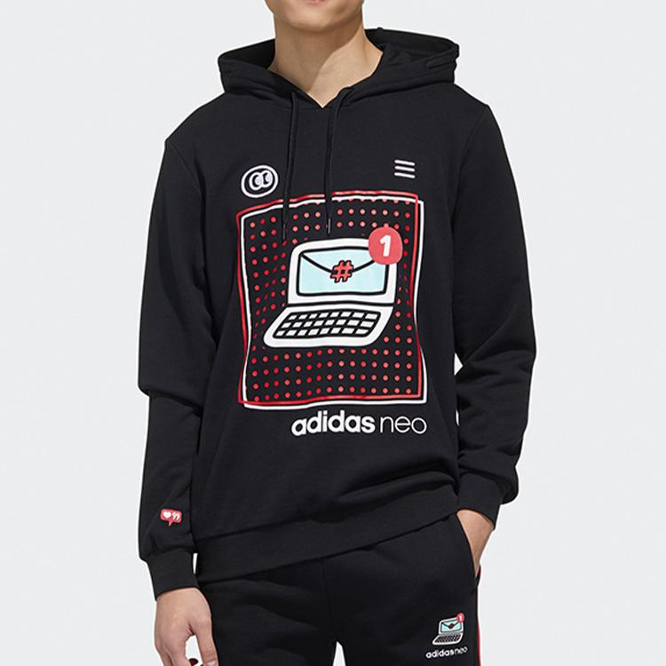 Adidas Neo Vlday Hoodie Men Hoodie Black FU0222