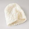 Hollow Mesh Knitted Hat Handmade Crochet Skullies Cap Retro Bucket Hat  For Women